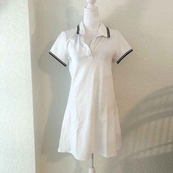 Abercrombie & Fitch Dresses & Skirts - Abercrombie White & Navy Polo Dress